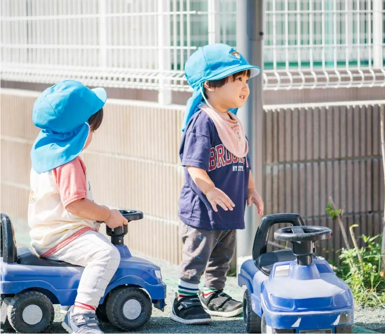 健康観察・所持品整理(幼児)・遊び