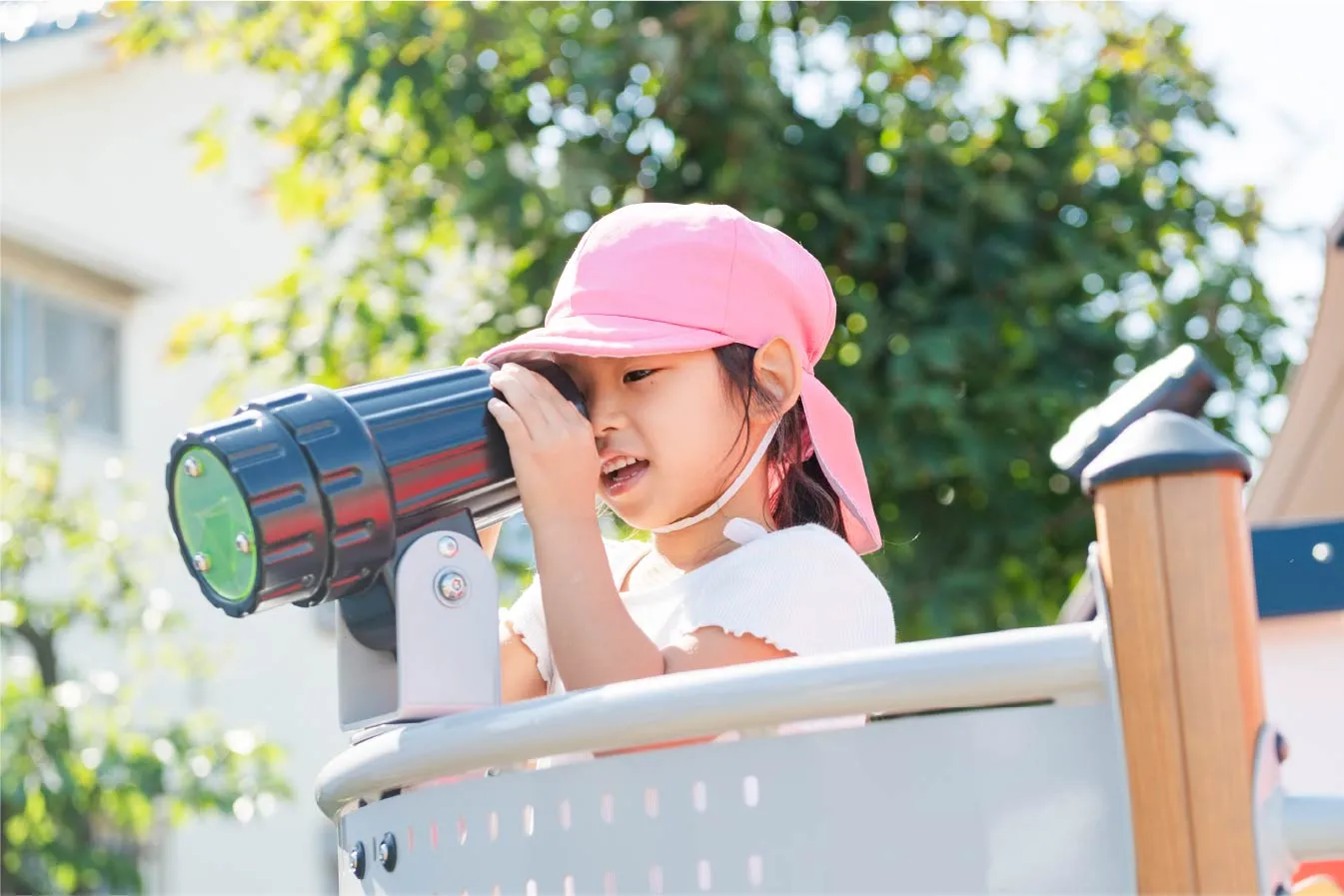 明るく元気な子